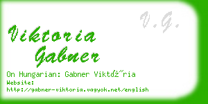 viktoria gabner business card